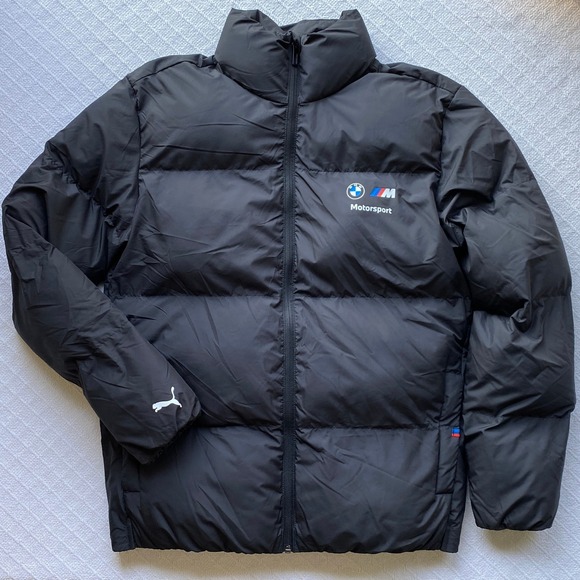 Puma BMW M Motorsport Padded Jacket Black Puffer Men's Size Medium - Picture 5 of 13